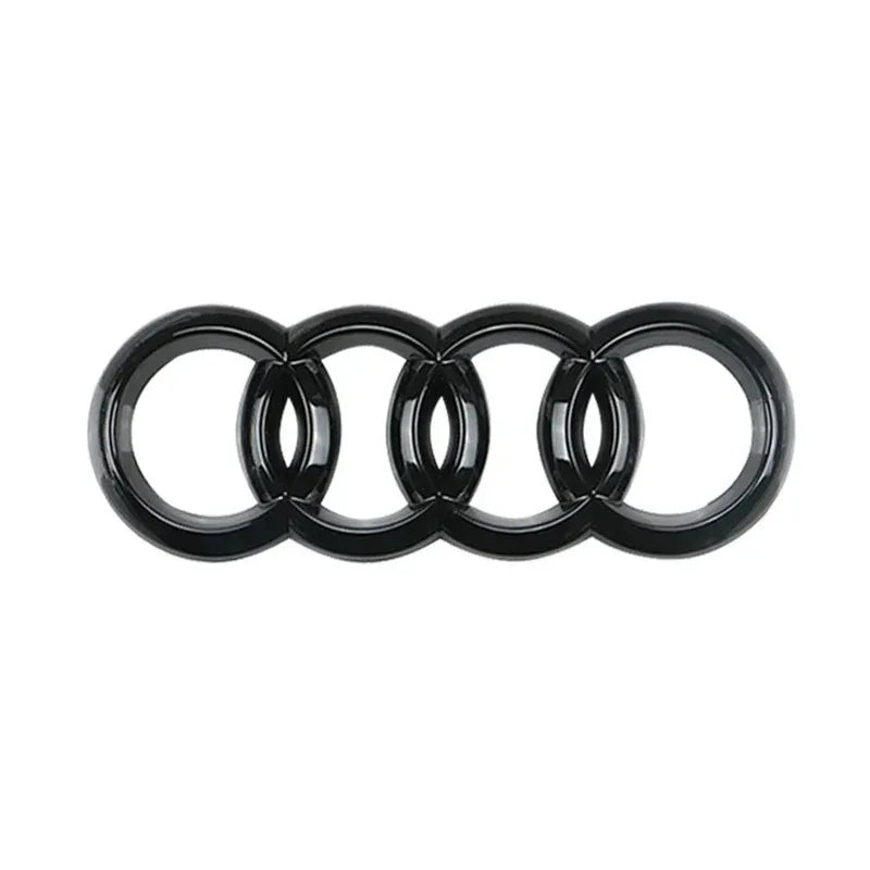 4 Rings ABS Car Front Hood Emblem Bonnet Rear Logo For Audi A3 A4 B8 8P A6 C7 A5 Q5 B7 B6 B9 SLINE QUTTRO RS Q3 Q7 S3 S4 S5 S6
