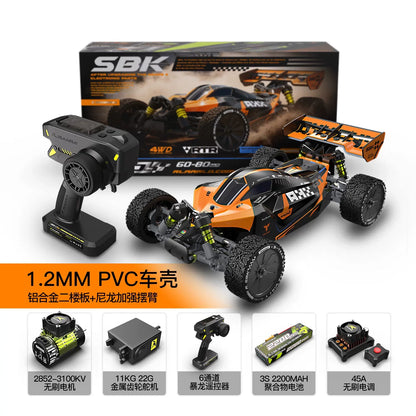 In Stock Rlaarlo SBK10 Rc Off Road Buggy One Tenth Scale Brushless Four Wheel Drive 2 4Ghz Radio System High Speed Racing Car