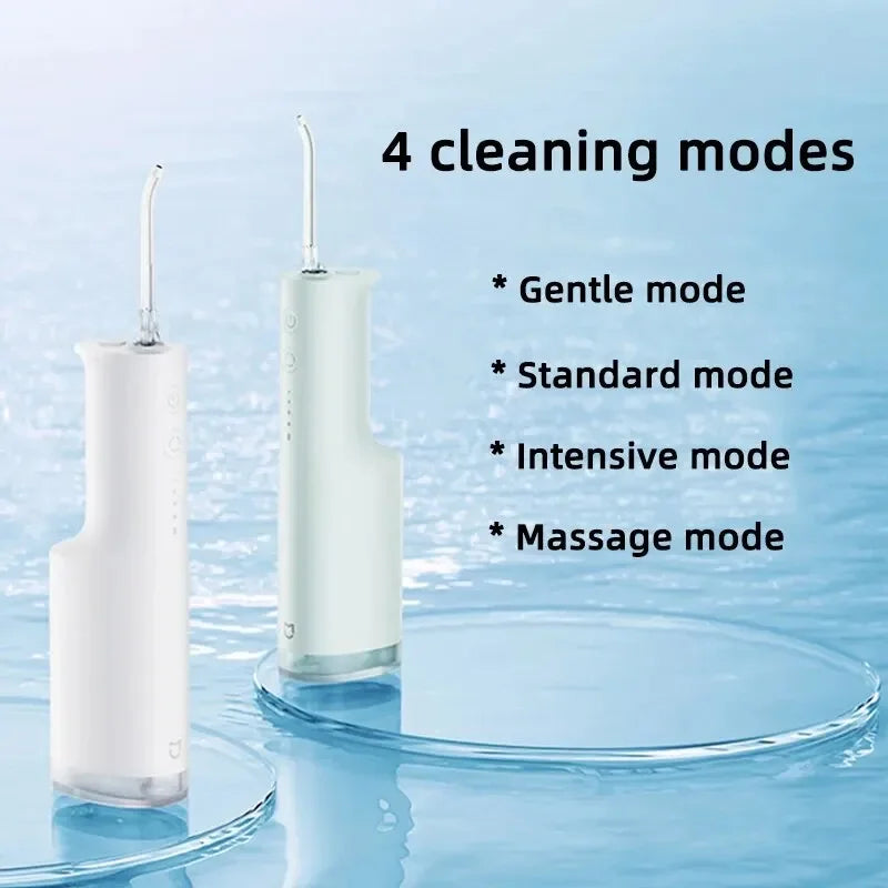 Mijia Electric Oral Irrigator F300 Dental Water Jet Portable Powerful Pick Flosser Teeth Whitening Cleaner Mouth Cleanner