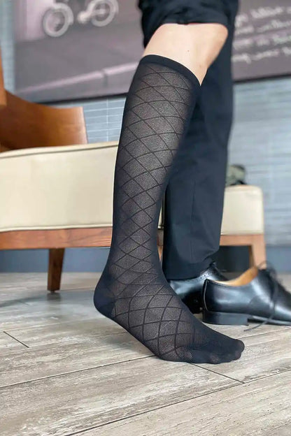 Calf Socks Mesh Net Nylons Pure Sexy Adorable Mature Socks Short Socks Daily