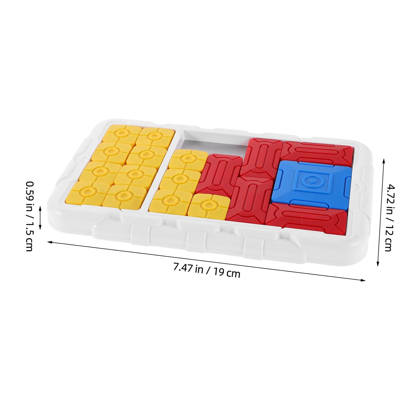 Sliding Puzzle Game Huaron Road Brain Teaser for Kids Adults Enhances Logical Thinking Spatial Imagination Cognitive Skills