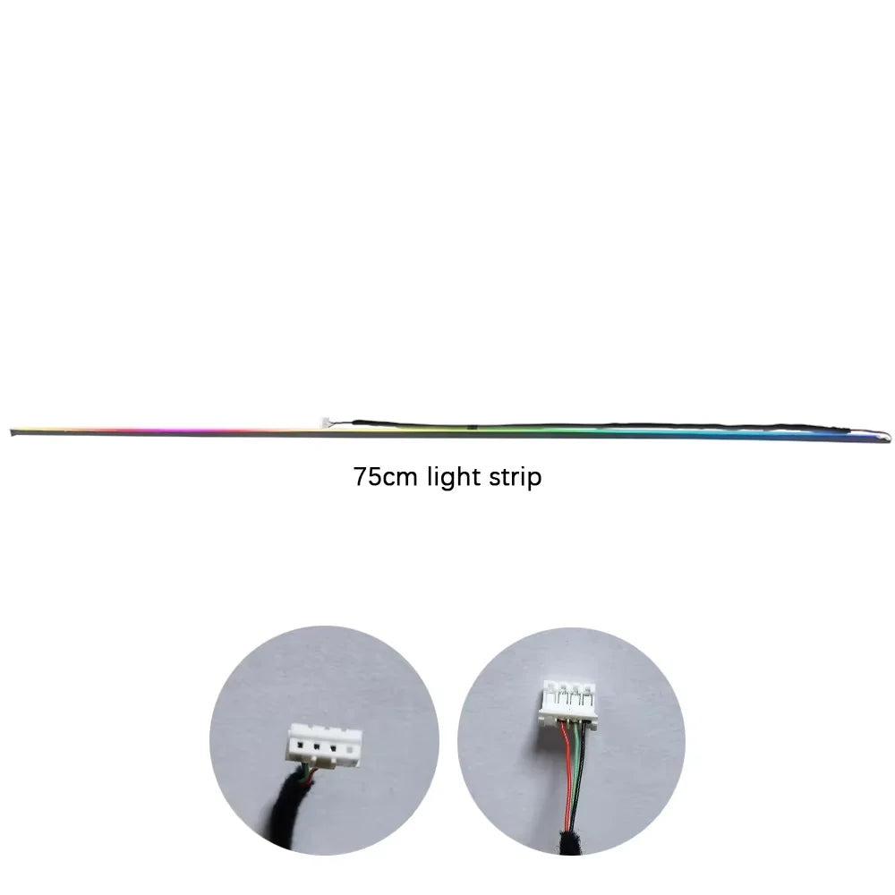 Dual Zone Full Colors LED Ambient Light Accessories Symphony Streamer 3wires 3pins Main control box speakers 35/75/110cm strips