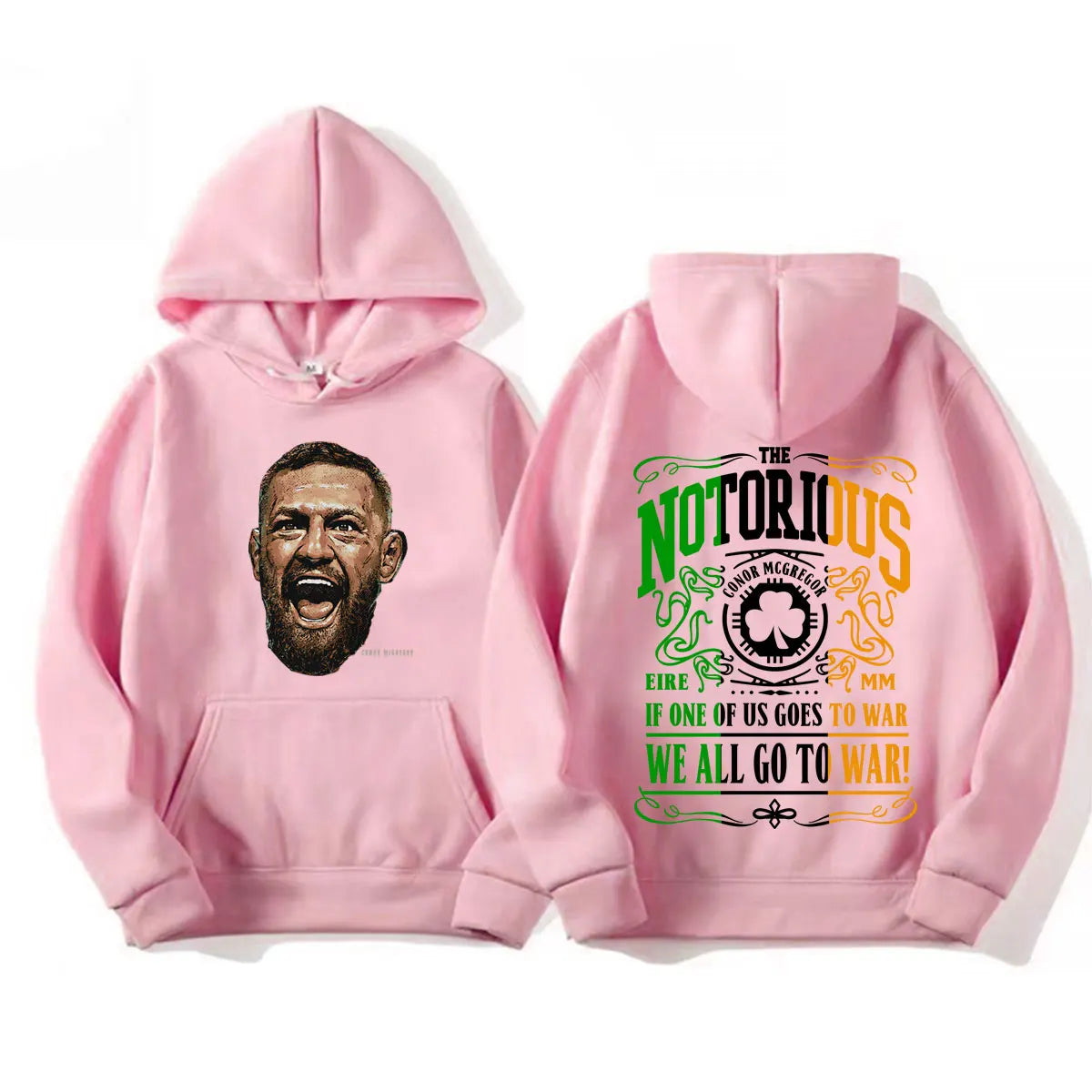 The Notorious Conor Mcgregor Graphic Sweatshirts Men's Clothes Fashion Gothic Classic Hoodies Casual Fleece Oversized Pullovers