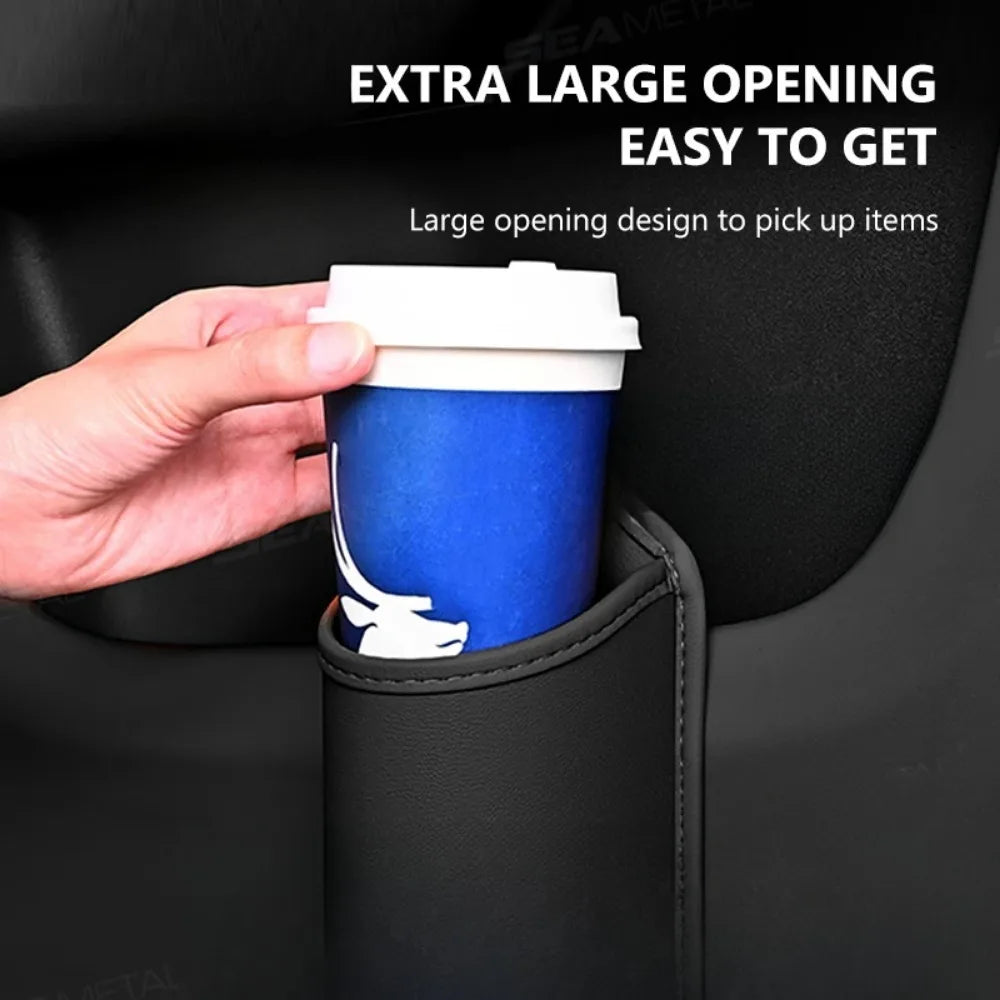 Car door cup holder Leather Automotive Drink rack Storage bin auto Back Seat cup holder Organizer car interior accessories 2030