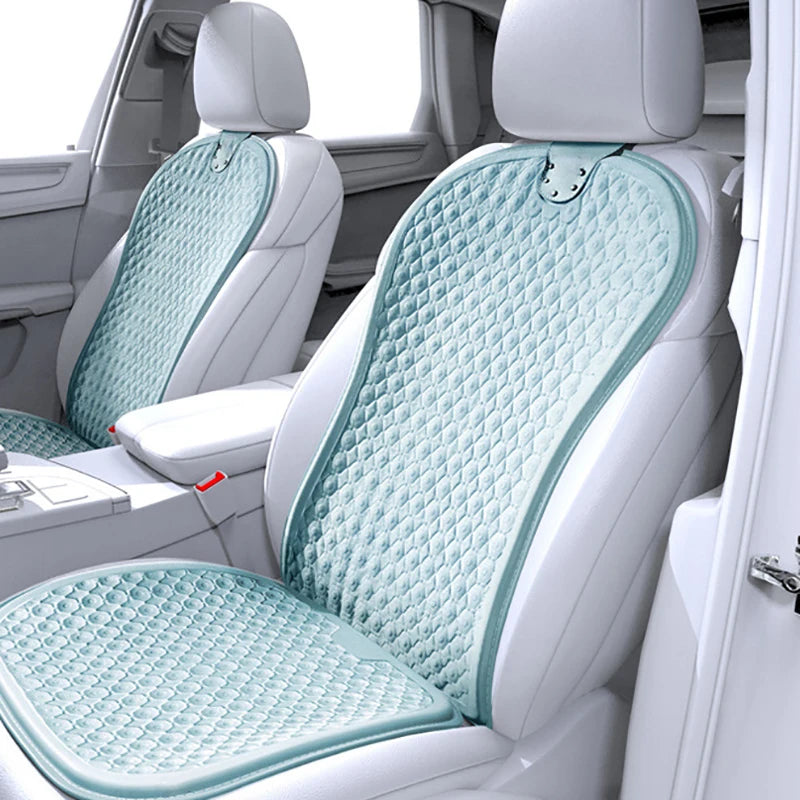 Car Gel Seat Cushion Silicone Mat Cool Gel Cooling Pad Universal Four Season Breathable Ventilate Vehicle Protector Mat Pad