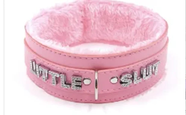 Women's customized PU necklace sexy COSPLAY plush collar leather nightclub style Jewelries