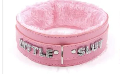 Women's customized PU necklace sexy COSPLAY plush collar leather nightclub style Jewelries