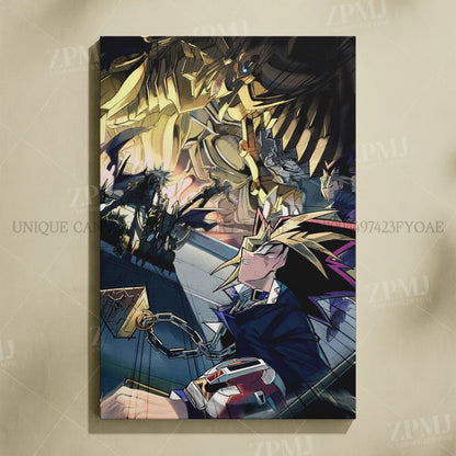 Yu-Gi-Oh! Canvas Pictures Painting Anime Figures Home Decoration Prints Poster For Living Room Frameless Wall Artwork Mural
