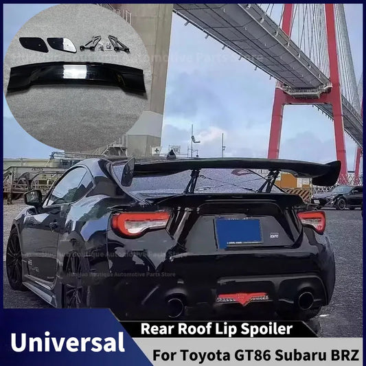 For Toyota GT86 Subaru BRZ Sedan Universal Rear Trunk Spoiler Wing Lip GT Car-Styling Rear Roof Diffuser Tail Fin Repack Tuning