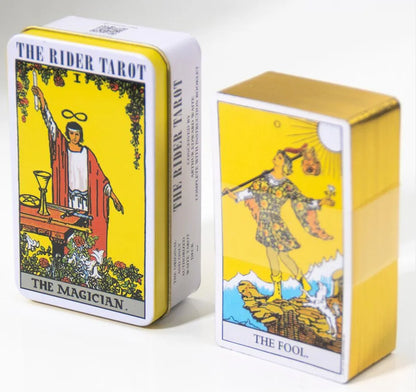 Beginner-Friendly Oracle Cards with Metal Tin Box, Self-Exploration & Party Game Cards, Perfect Gift for All Occasions