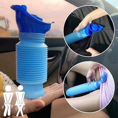 1/2set Portable Adult Urinal Outdoor Camping High Quality Travel Urine Car Urination Pee Soft Toilet Urine Help Men Women Toilet