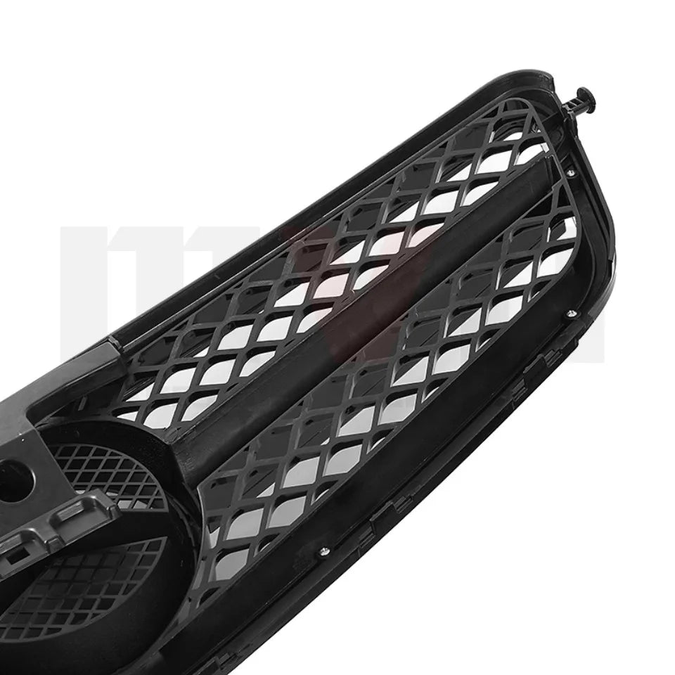 Glossy Black AMG Style Bumper Grille Grill With OE Style Emblem Logo For Mercedes Benz C-Class W204 2008-14 C180 C200 C250 C350
