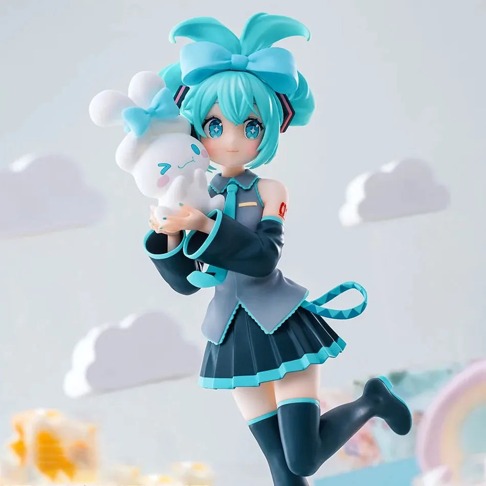Hot Kawaii Girl Hatsune Miku Anime Figure Fashion Subclture Miku Action Figure Christmas Gift PVC Collection Model Doll Toys