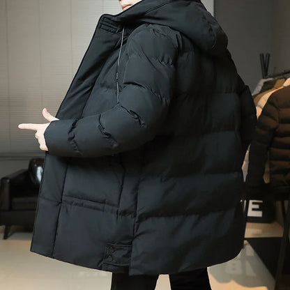 Winter Snow Overcoat -30 Degrees Winter Hot Thicken Men's Down Jackets New Warm Parka Men Women Casual White Duck Down Coat