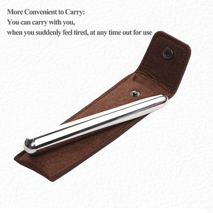 1pcs Han Yan Natural Terahertz THz Energy Stone Point Acupoint Massage Stick Acupressure Point Massage Powerful Energy Instant
