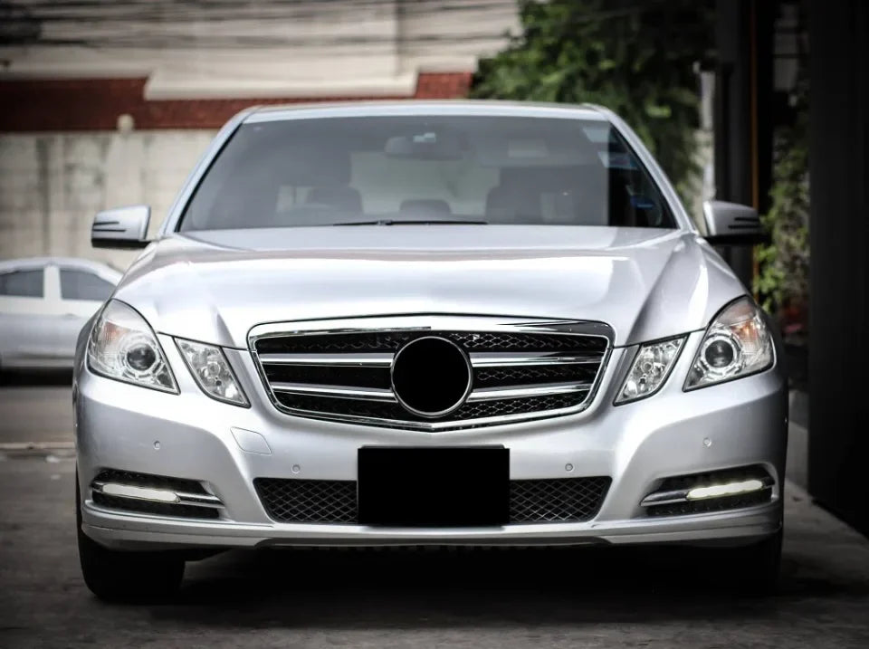 XVIP Chrome Black Diamonds Style Front Racing Grille For Mercedes Benz E-Class W212 E250 E300 E350 E500 2010-2013 Bumper Grilles