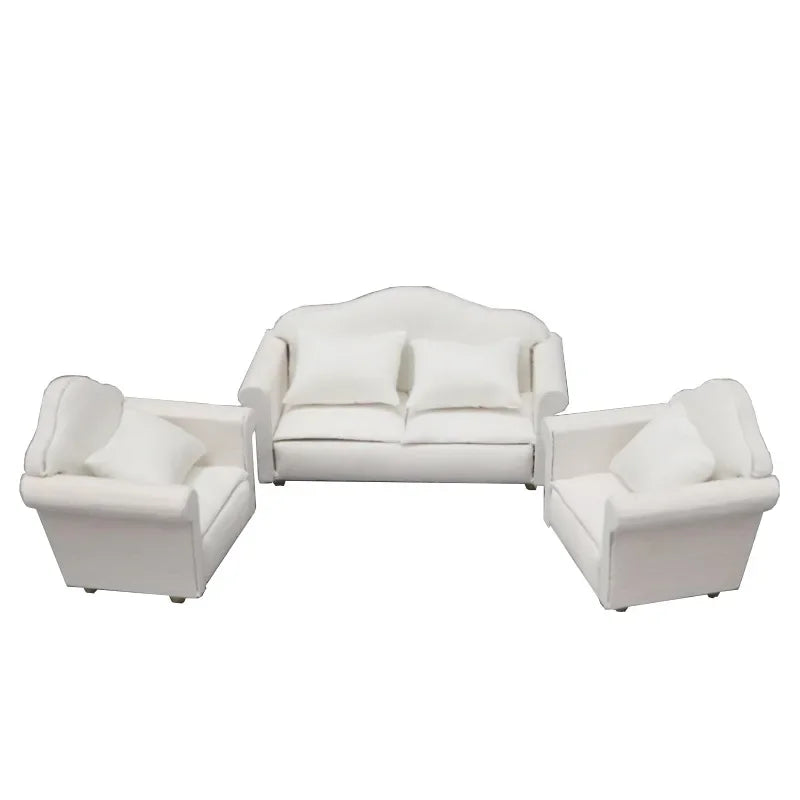 1:12 Mini Cute Dolls Sofa Pillows Set Simulation Dollhouse Furniture Toys Miniature Doll House Accessories Children Toys Gift