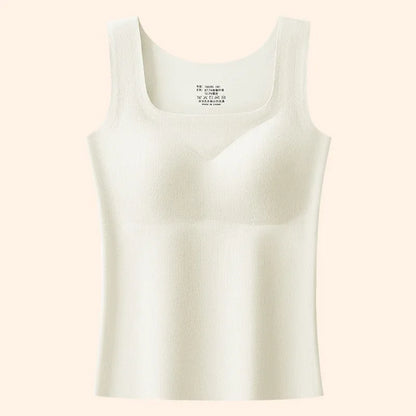 M-2XL For 40-75kg German Velvet Thermal Tank Top Women With Chest Pad Autumn and Winter Thickened Seamless Underwear