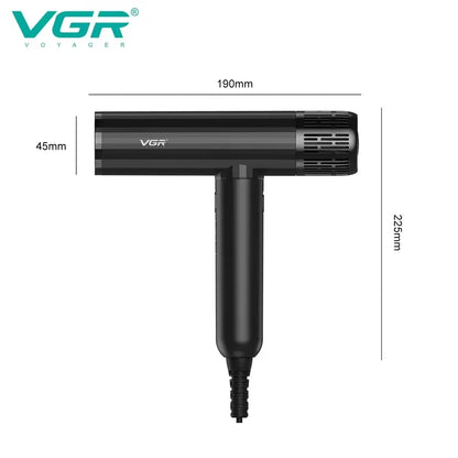 VGR Hair Dryer Professional Brushless Motor Barber Hair Dryer Machine 110000 RPM Air Blower Negative Ion Hair Salon Dryer V-427