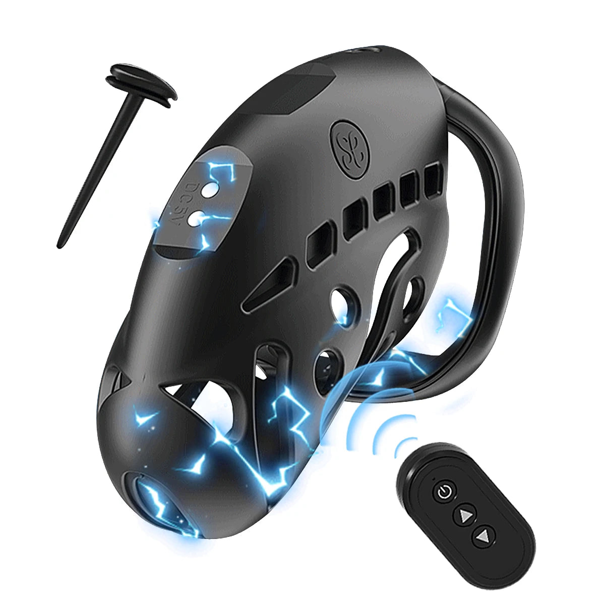 Chastity lock Intelligence Electricshock Chastity Cage Remote Control Chastity Device with Urethral Blockage Cock Cage Sex Toys