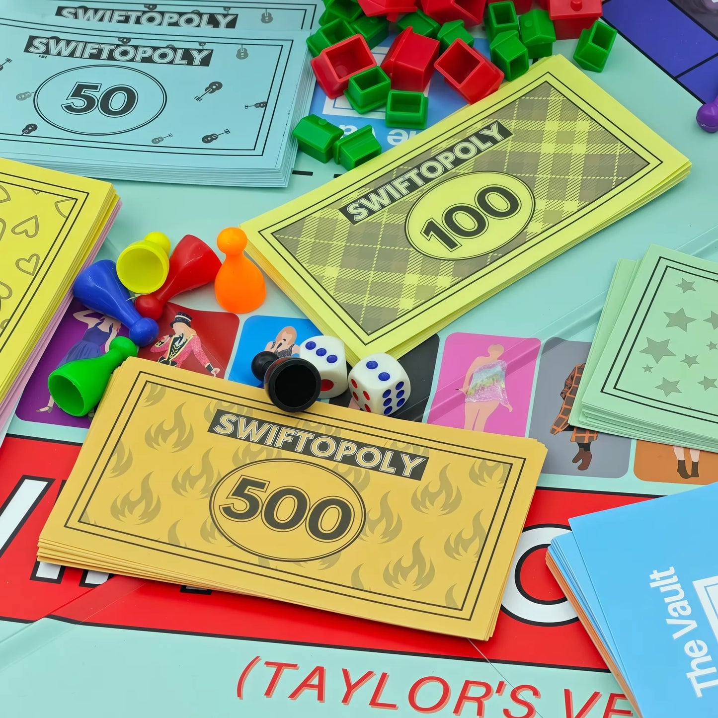 Swiftopoly Taylor Edition Monopoly Board Game Taylor Swift Fan Customized Edition Swift Album Themed Party Game