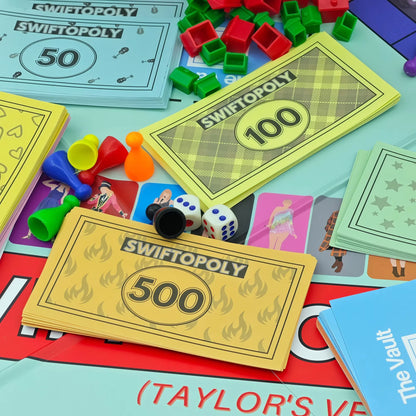 Swiftopoly Taylor Edition Monopoly Board Game Taylor Swift Fan Customized Edition Swift Album Themed Party Game