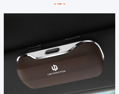 For Leapmotor C10 C16 T03 C11 Car Glasses Box Portable Car Sunglasses Holder In The Car Driving Glasses Holder Eyeglass Case