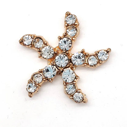 Metal Rhinestone Pearl Chain Butterfuly Crown Shoe Charms for Clogs Sandals Decoration Shoe Buckle for Girls Gift