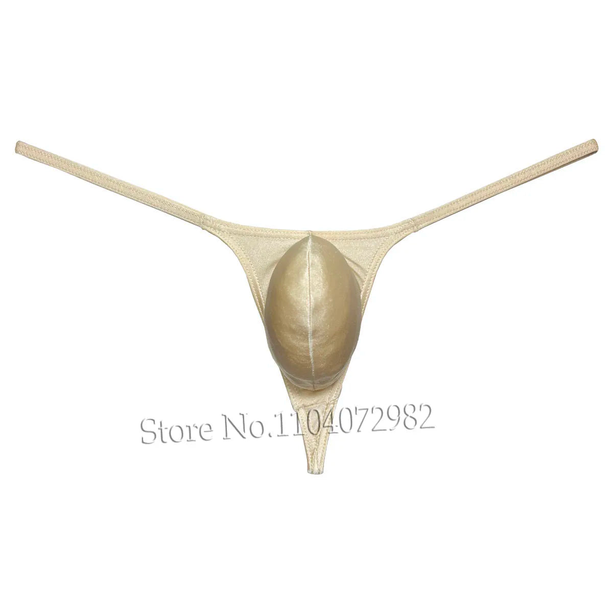 Men's Thong Underwear Contour Pouch Tangas Beach Bikini String Briefs Soft Shiny Smooth Male G-string Comfy Man Sissy Panties