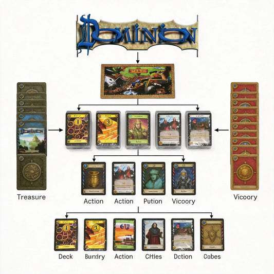 Dominion Board Game 2nd Edition - Classic Deck-Building Strategy Card Game