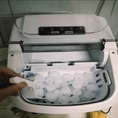 220V HICON Ice Machine Energy-efficient Ice Machine for Household, Dormitory and Outdoor Use DC