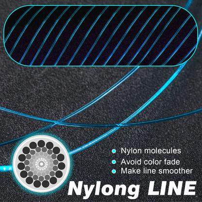 Sougayilang Nylon Fishing Line Strong Tensile and Wear-resistant Fishing Line 500m Capacity Freshwater Saltwater Fishing Line