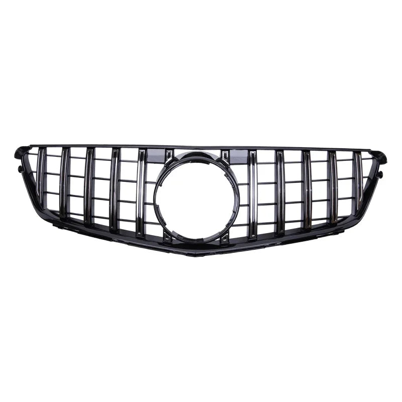 Front Bumper Grille For Mercedes Benz C W204 Sport Racing Grill AMG GT 2007 2008 2009 2010 2011 2012 2013 2014 Facelift
