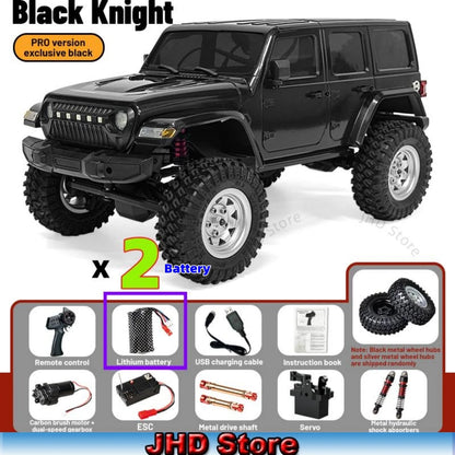 JHD For JJRC C8801 PRO 1:18  Rc Three Level Adjustment Dual Speed Gearbox 4WD C8801 Suspension Off-Road Car With More Battery