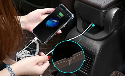 LHD Car Central Seat Armrest Box Console Storage Container Organizer Tray Interior For BMW X1 F48 X2 F39 2016-21 Car Accessories