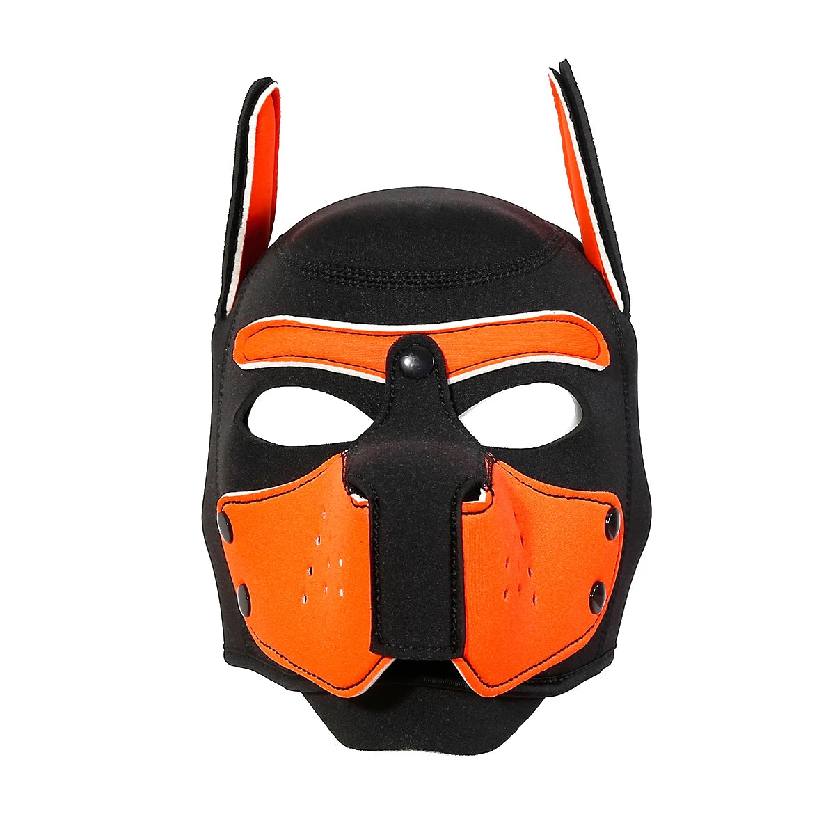 Exotic Full Face Dog Headgear Open Mouth Puppy Mask Hood for Men Women Halloween Party Play Sexy Cosplay Costume Accessory