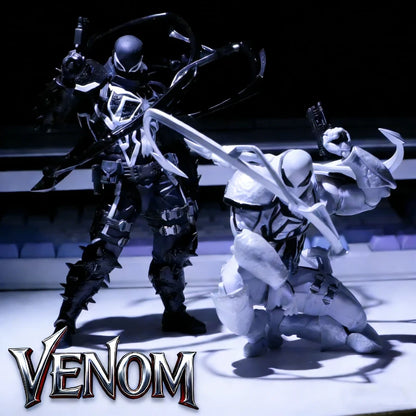 1/12 Marvel Anti-Venom Action Figure Ct Agent Anti-Venom Movable Joints Figure Eugene Thompson Anime Model Collectible Toy Gift