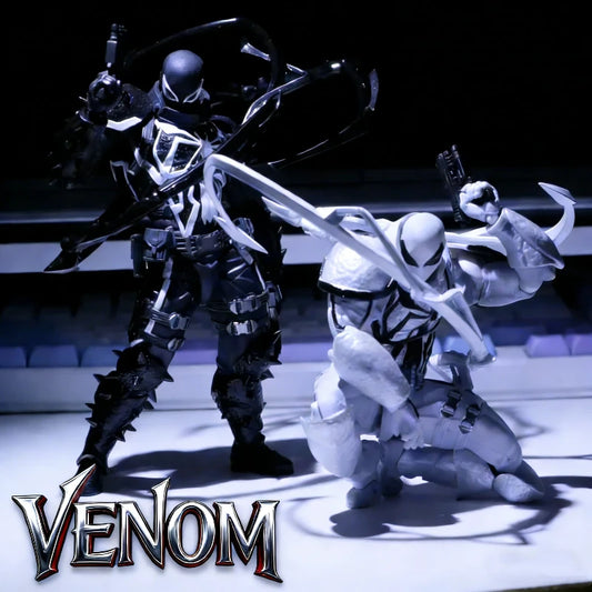 1/12 Marvel Anti-Venom Action Figure Ct Agent Anti-Venom Movable Joints Figure Eugene Thompson Anime Model Collectible Toy Gift