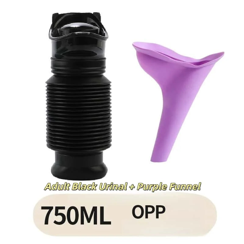 Portable Female Urination Device Foldable Standing Urinal for Outdoor Travel Car Emergency Use