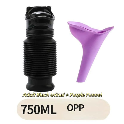 Portable Female Urination Device Foldable Standing Urinal for Outdoor Travel Car Emergency Use
