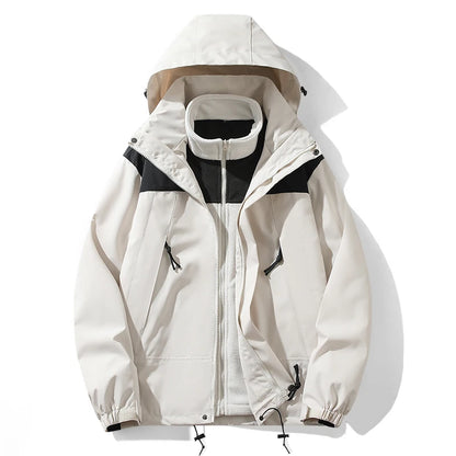 ARC Autumn and Winter Hardshell Jacket for Men and Women Simple Outdoor Sports Mountaineering Tourism Skiing Fashion Jacket