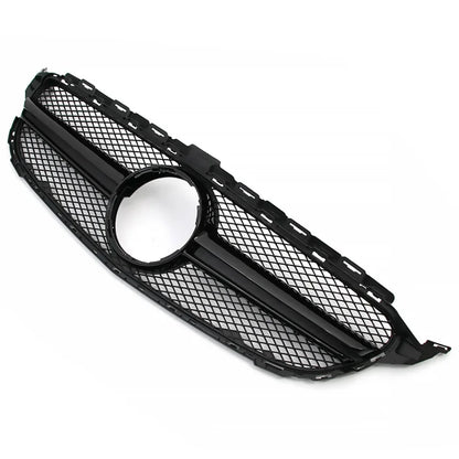 XVIP GTR Style Front Racing Grille For Mercedes Benz C-Class W205 2015-2018 C180 C200 C300 Chrome Diamonds Style Bumper Grilles