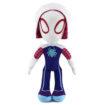 32CM Anime Avengers Spiderman Plush Toys Into the Spider-Verse Gwen Peter Parker Noir Dolls Soft Stuffed Toy For Kids Gift