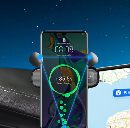 Car Phone Holder Screen Fixed Base For Hong Qi EH7 2024 Mobile Phone Support Car Mounts Wireless Charging Interior Accessories