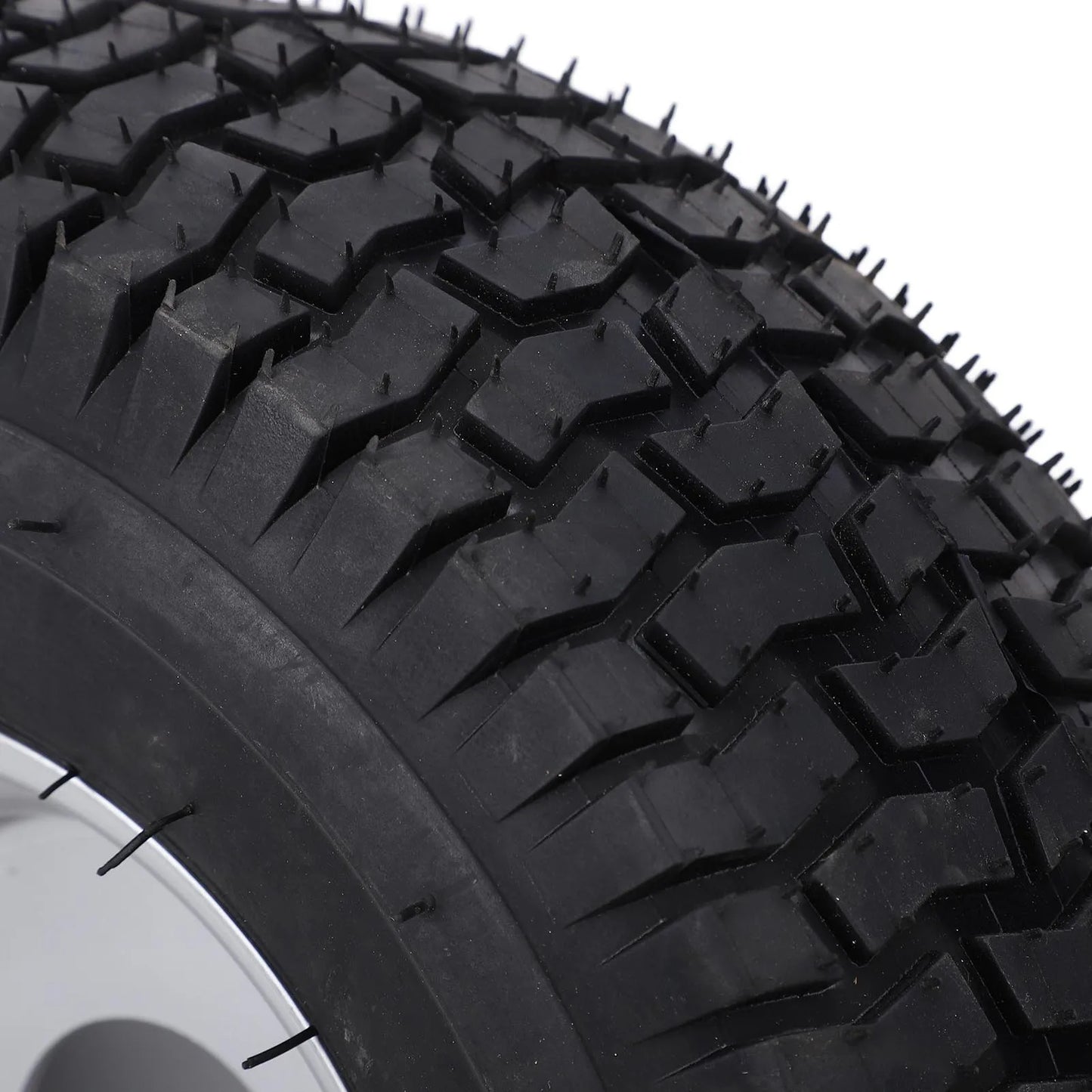 13x5.00‑6 Wheel Tire with Rim Vacuum Tubeless Enhanced Traction Antislip All Terrain Tire for ATV Quad Go Kart Golf Cart Bike