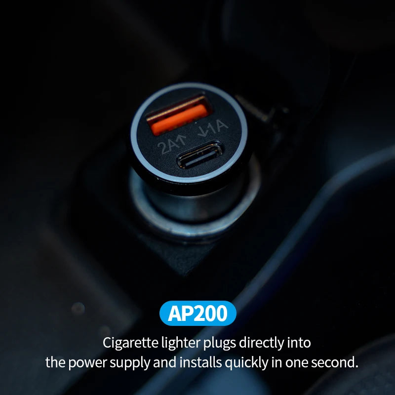 Car Charge GPS Locator Tracker 20W USB Phone Charger Fast Charging Type C QC3.0 With iPhone Find My Apple Official App