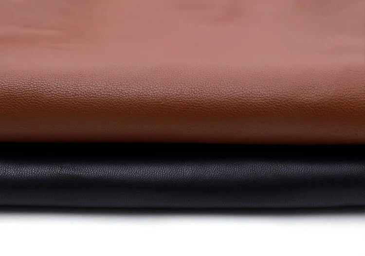 Genuine Leather Harem Pants Women Real Sheepskin Trousers High Elastic Waist 2026 New Streetwear Plus Size Pants Y2k Fashion