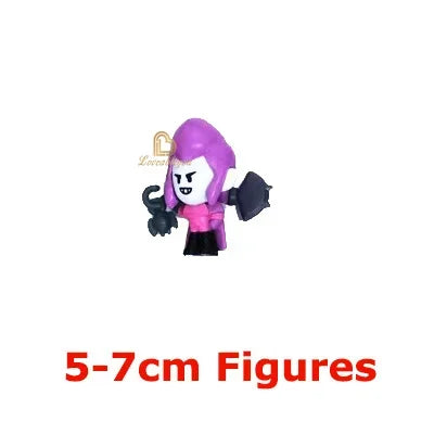 24pcs Anime Mini Figures Accessories Charms Poco Spike Nita Cute Cartoon Heroes Model Toys Game Collectibles for Children Gift