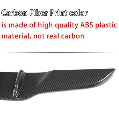 For Jeep Grand Cherokee All Models 2013-2022 SRT8 WK2 Trackhawk Car Middle Spoiler Trunk Wing Glossy Black Body Kit ABS Plastic