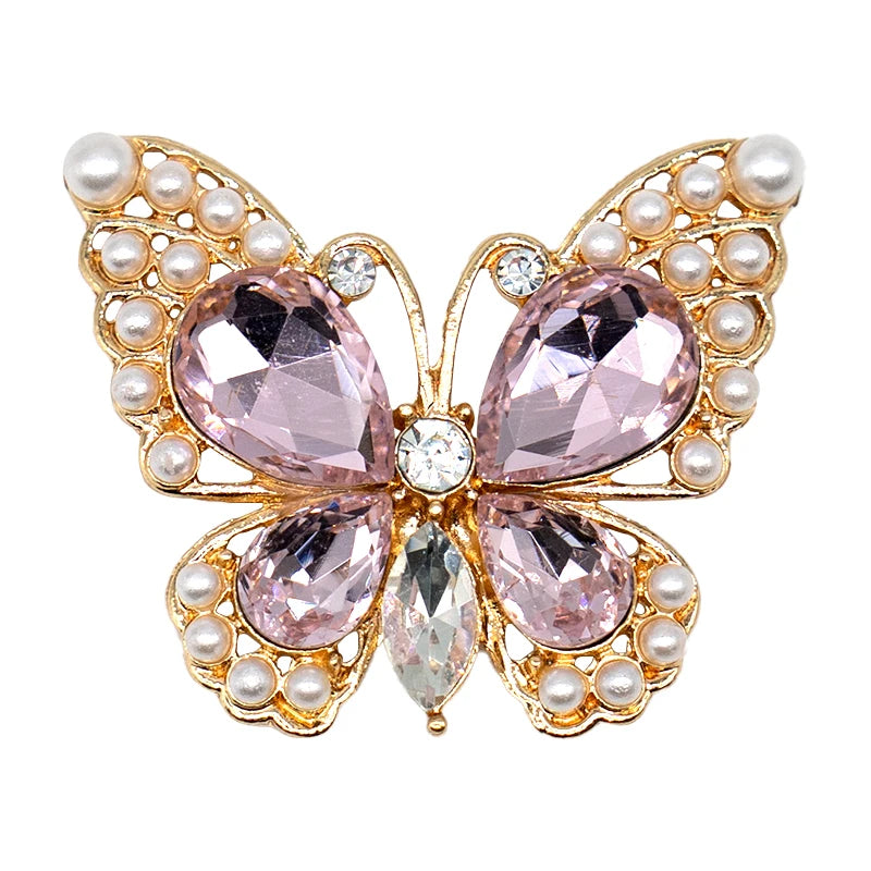 1pcs Designer Butterfly Metal Shoe Charms Bees Dinosaurs Foxes Luxury Decorations for Shoe Accessorie Crab Pins for Women Girls